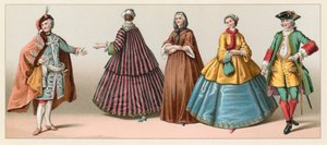 Francia Traje del Siglo XVIII