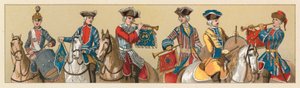 Traje del siglo XVIII en Francia de French School