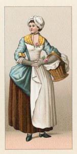 Traje del siglo XVIII de Francia de French School