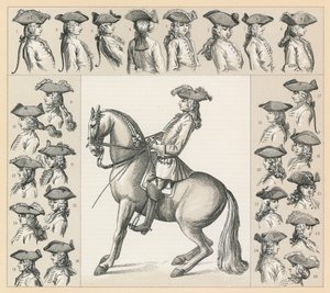 Traje del siglo XVIII en Francia