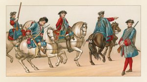 Traje del siglo XVIII de Francia de French School