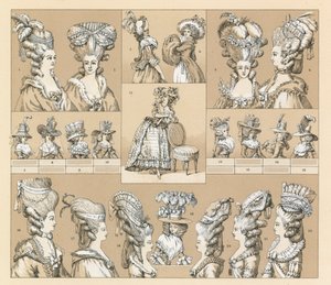 Traje del siglo XVIII en Francia de French School