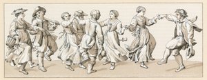 Traje del siglo XVII de Francia de French School