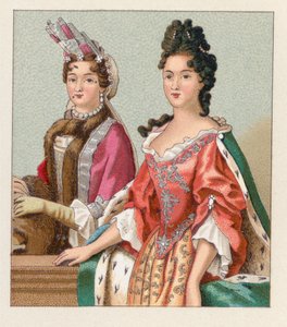 Traje del siglo XVII de Francia de French School