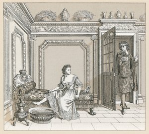 Traje del Siglo XVII de Francia de French School