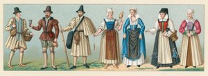 Traje del siglo XVI de Francia de French School