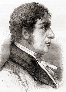 Francesco Zambeccari, de "Les Merveilles de la Science", publicado hacia 1870 (litografía)