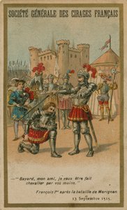 Francisco I después de la Batalla de Marignano de French School