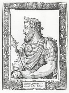 Francisco I de Francia (grabado) de French School