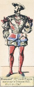 Francisco I, 58º rey de Francia, sube al trono en 1515, muere en 1547 de French School