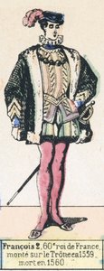Francisco II, 60º rey de Francia, sube al trono en 1559, muere en 1560 de French School