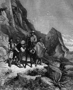François Arago (1786-1853) en 1806 fue a España para completar la medida del Meridiano y una noche fue abordado por cuatro bandidos de French School