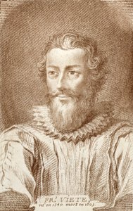 François Viète (1540-1603), ilustración de Histoire des Mathématiciens por Alexandre Saverien (1720-1805), publicada en París 1766 de French School