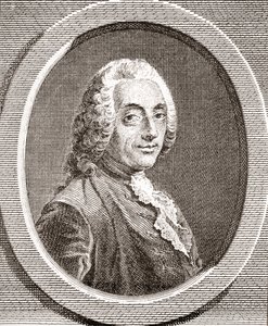 François-Augustin de Paradis de Moncrif, 1687-1770. Escritor y poeta francés. De Les Heures Libres publicado en 1908. de French School