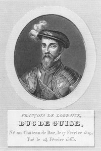 François de Lorraine, Duque de Guise (grabado) de French School
