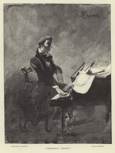 Frédéric Chopin, pianista y compositor polaco de French School