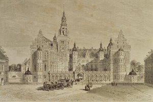 Castillo de Frederiksborg, Hillerod, Dinamarca, 1850s, de 