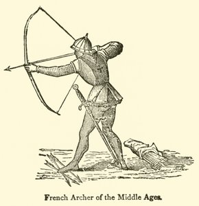 Arquero francés de la Edad Media de French School