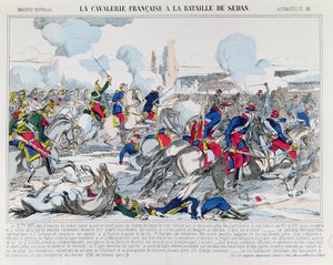 Tropas de caballería francesas en la batalla de Sedán, 1 de septiembre de 1870
