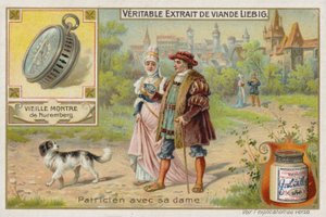 Extracto de Carne Francés (Bouillon), Pareja Cortejando de French School