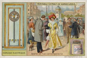 Extracto de Carne Francés (Bouillon), Escena Típica de Carretera de French School