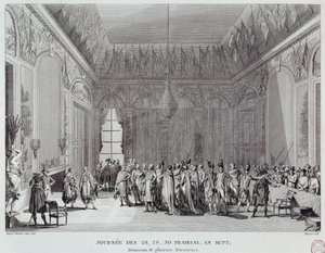 Revolución Francesa: los días 28, 29 y 30 de Prairial del año VII que llevaron, el 18/06/1799, al golpe de estado de Abate Emmanuel-Joseph Sieyès (1748-1836)