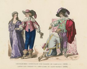 Traje francés, siglo XVII