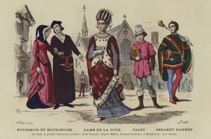 Trajes franceses del siglo XIII