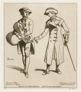 Dandis franceses, 1778-79 de French School