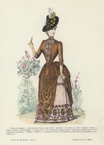 Placa de moda francesa, 1885-86 de French School