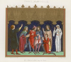 Figuras francesas de los siglos XII y XIII de French School
