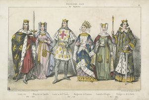 Reyes y reinas franceses del siglo XIII