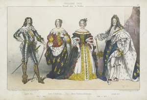 Reyes y reinas franceses de la rama mayor de los Borbones
