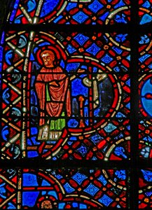 De la ventana w12, la ventana del Buen Samaritano, un Apóstol de French School