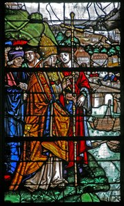 De la ventana w30; San Romain previene que el río inunde Rouen de French School