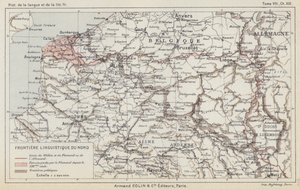 Frontera lingüística del norte de French School