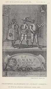 Frontispicio alegórico del Romant Comique (litografía)