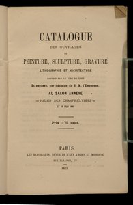 Frontispicio para el catálogo del Salon des Refuses, 1863 de French School