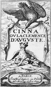 Frontispicio de Cinna ou la Clemence d