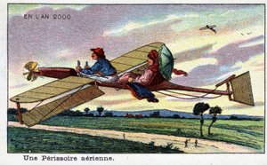 Días futuros: Una visión del siglo XIX del año 2000 - Serie “En el año 2000”: una pastelería aireada - Cromolitografía de Villemard de French School