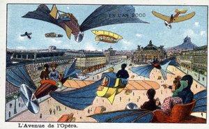 Días futuros: Una visión del siglo XIX del año 2000 - La avenida de la Ópera de French School