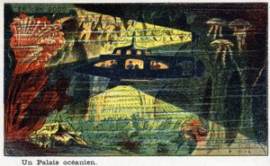 Días futuros: Una visión del siglo XIX del año 2000 - Un palacio pacífico (un pequeño submarino) de French School