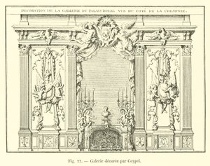 Galería decorada por Coypel de French School