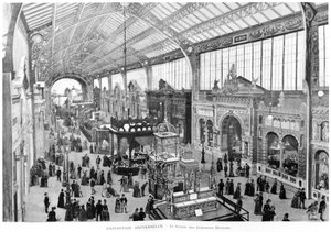 Galería de las diversas industrias, Exposición Universal, París, 1889