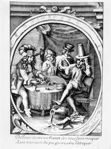 Juego de Dados, segunda mitad del siglo XVII de French School