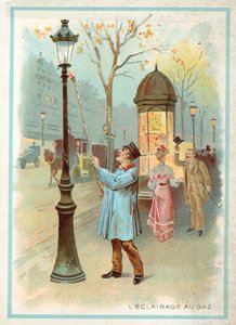 Iluminación a gas de French School