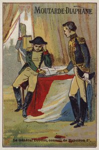 El general Drouot aconsejando a Napoleón de French School