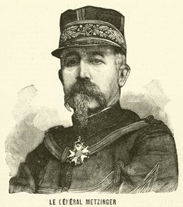 General Leon Frederic Hubert Metzinger, soldado francés de French School