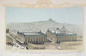 Vista general de los grandes almacenes parisinos Printemps, 1911 de French School