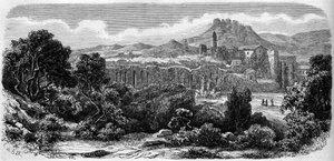 Vista general de las ruinas de la Cartuja de Laverne (siglo XII). Var (83)